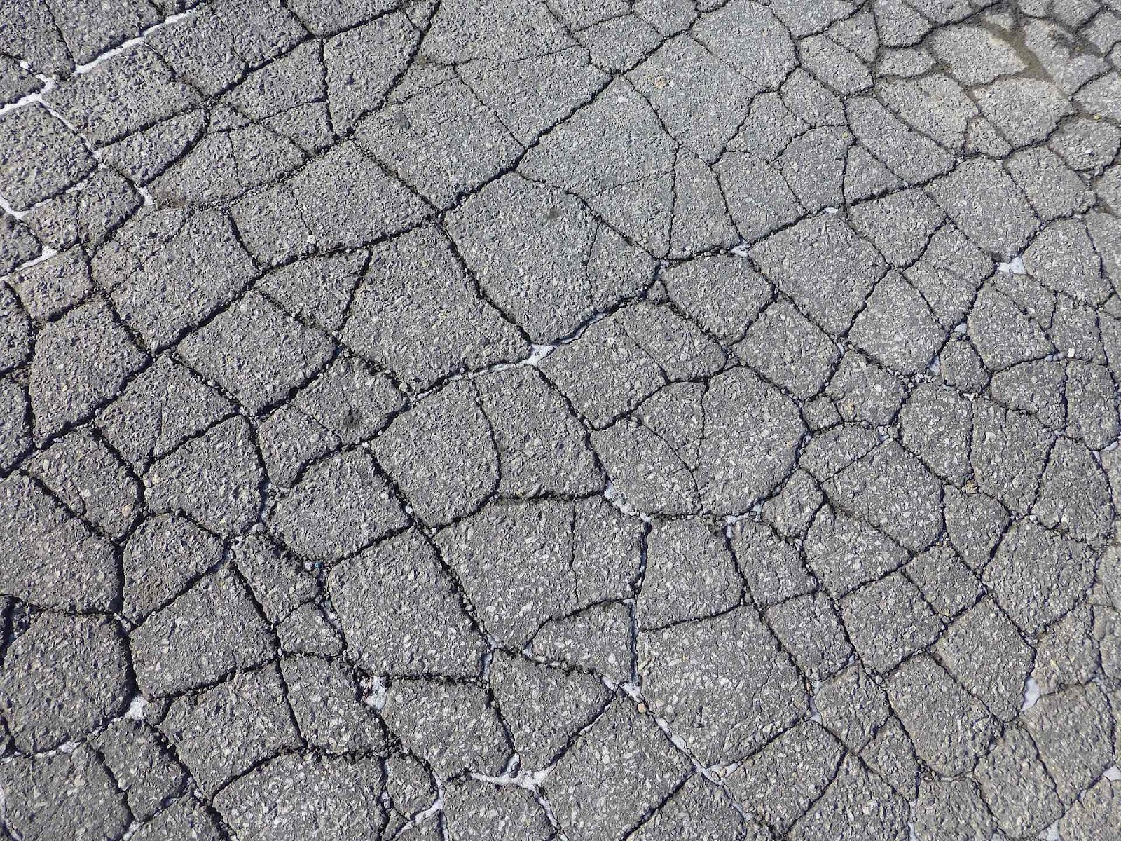 Block cracking in flexible pavement