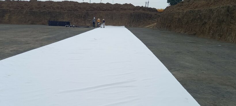 StrataTex HSR™ geotextiles used in foundation element for stability