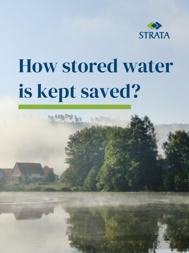 How stored water is kept saved