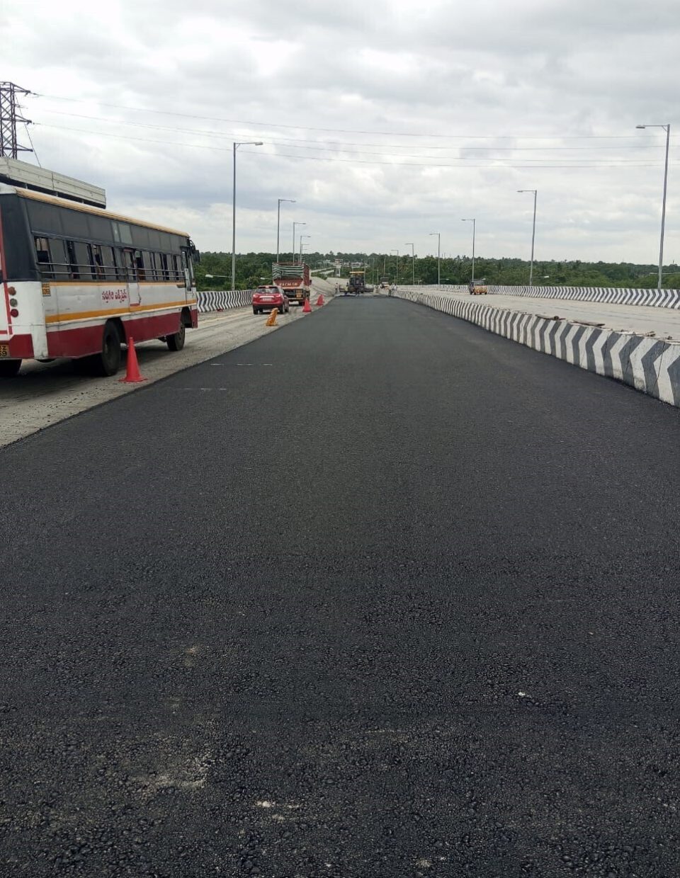 Asphalt pavement to ensure smooth, durable surface